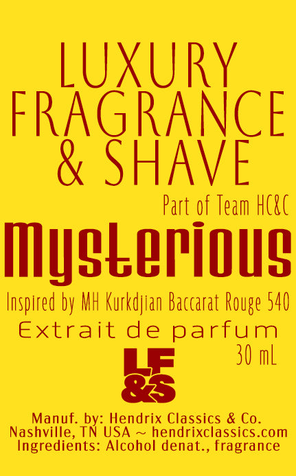 Baccarat Rouge 540 by MF Kurkdjian (Insp by); Our name: Mysterious EDP